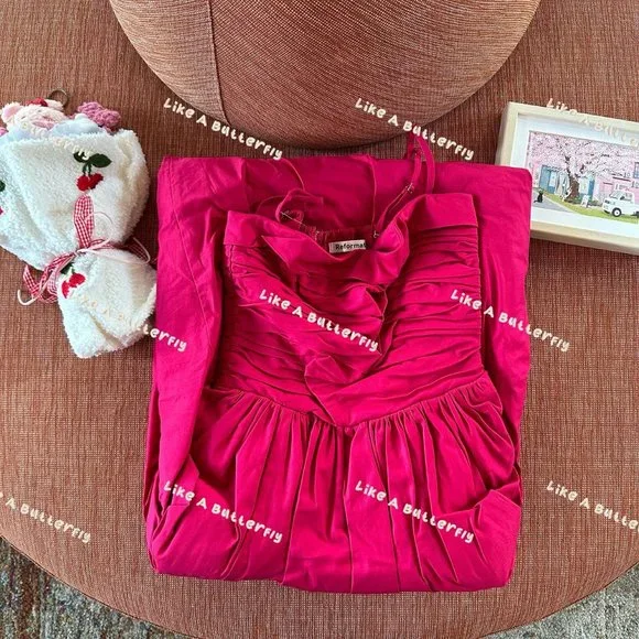 Reformation Lissa Dress - Cherry - Picture 7 of 15